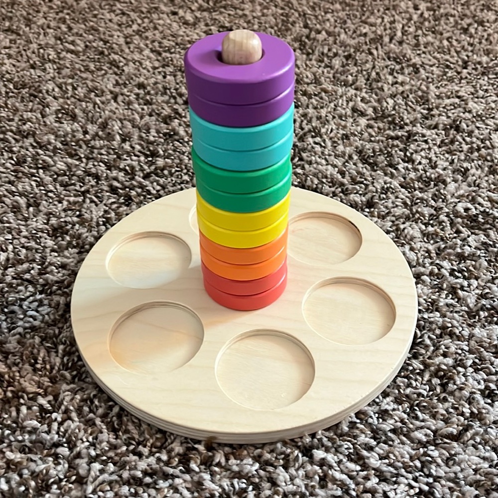 LOVEVERY Flexible Ring Stacker from the Babbler Playkit (13, 14, 15 months)